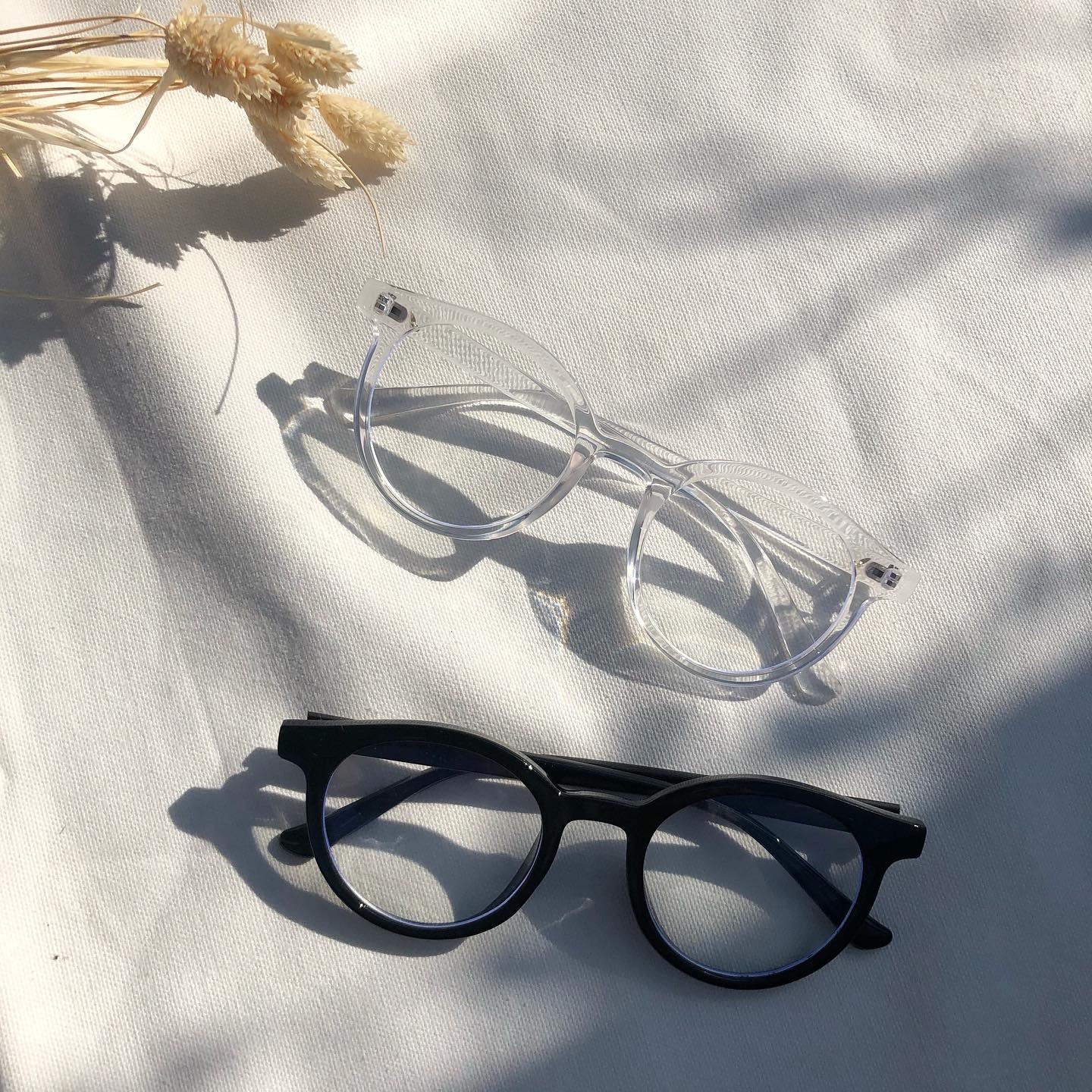 S0141939透明平光眼鏡/兩色