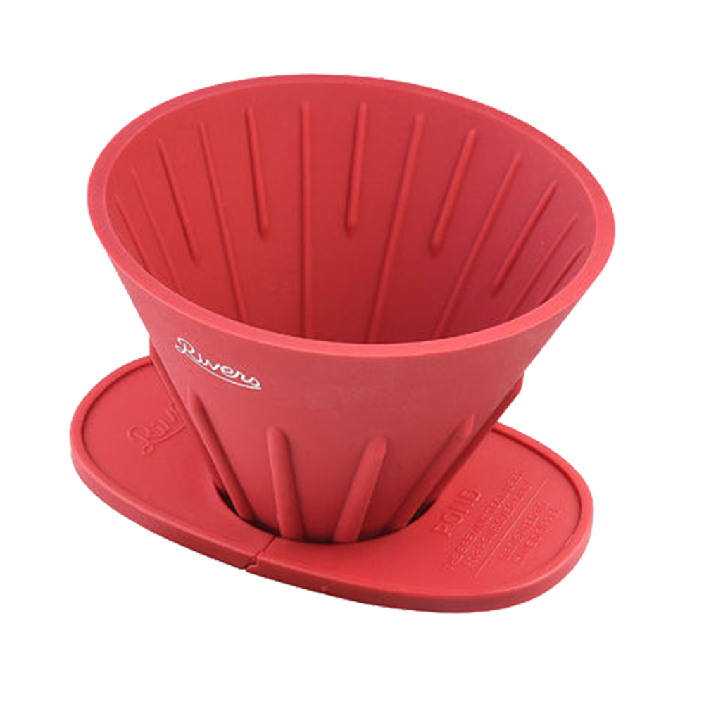 RIVERS 翻轉咖啡風味濾杯+濾杯架 紅色