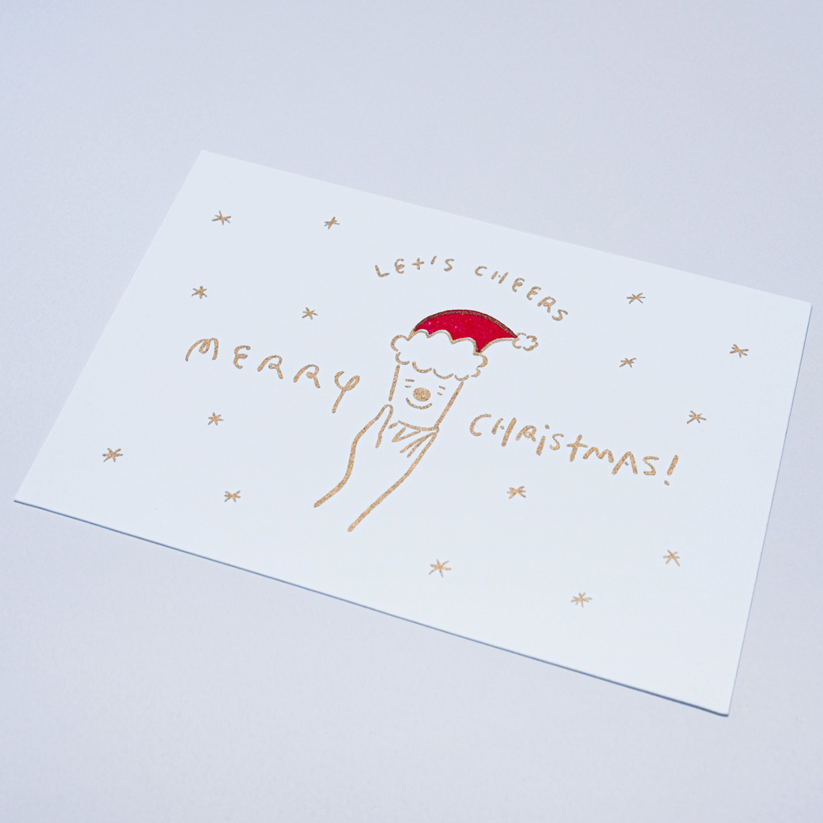 「LET'S CHEERS」聖誕卡片