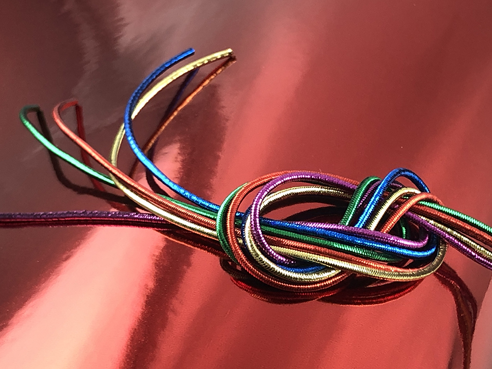 金箔彈性細圓繩/1.5mm