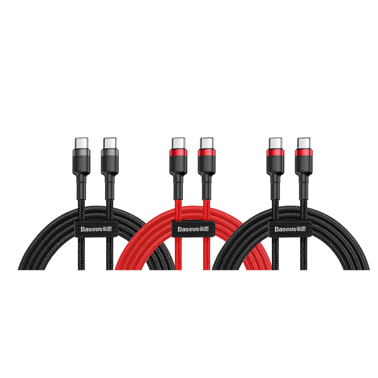 【Baseus倍思】卡福樂系列 Type-C PD2.0 閃充充電線60W / 100W