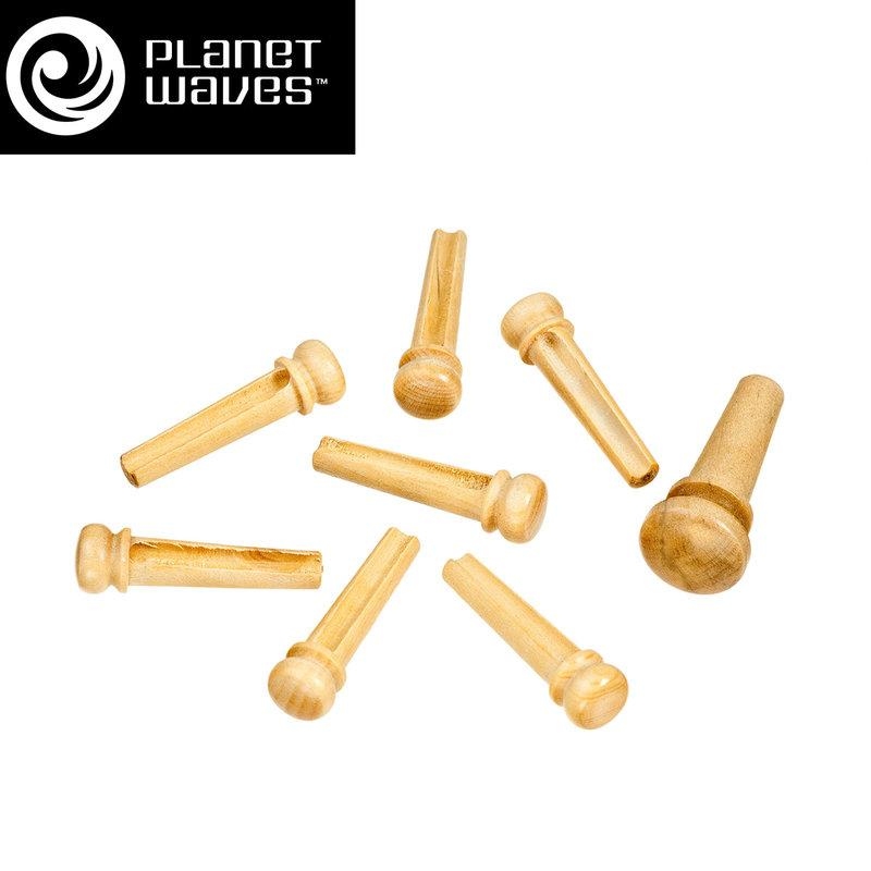 美國 Planet Waves 弦釘/弦栓 黃楊木 附釦 6顆/1組 (PWPS6)
