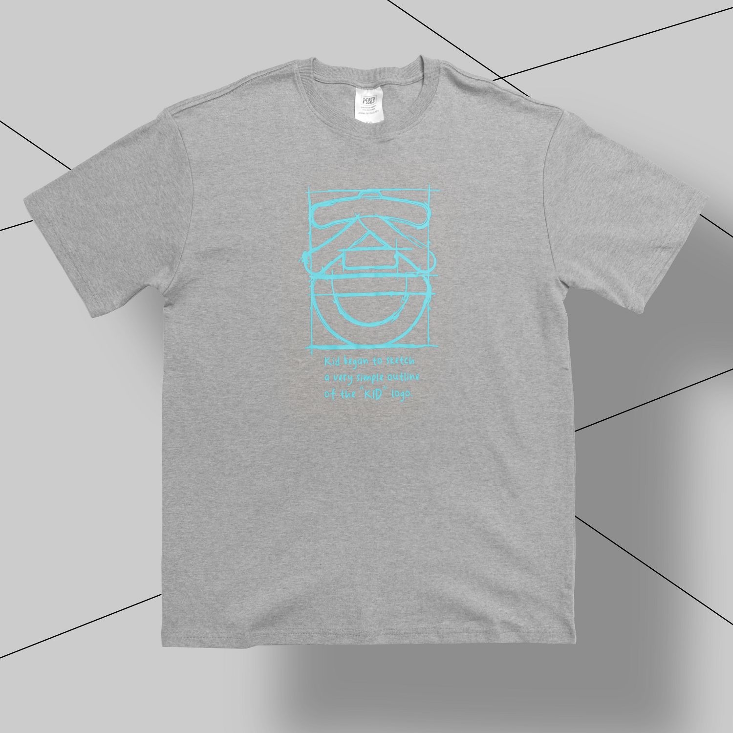 KID ® 草稿短T 灰