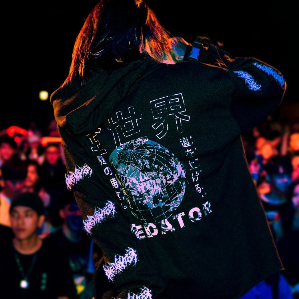 [現貨] PREDATOR  2W Hoodie 臂章魔鬼氈Logo帽T