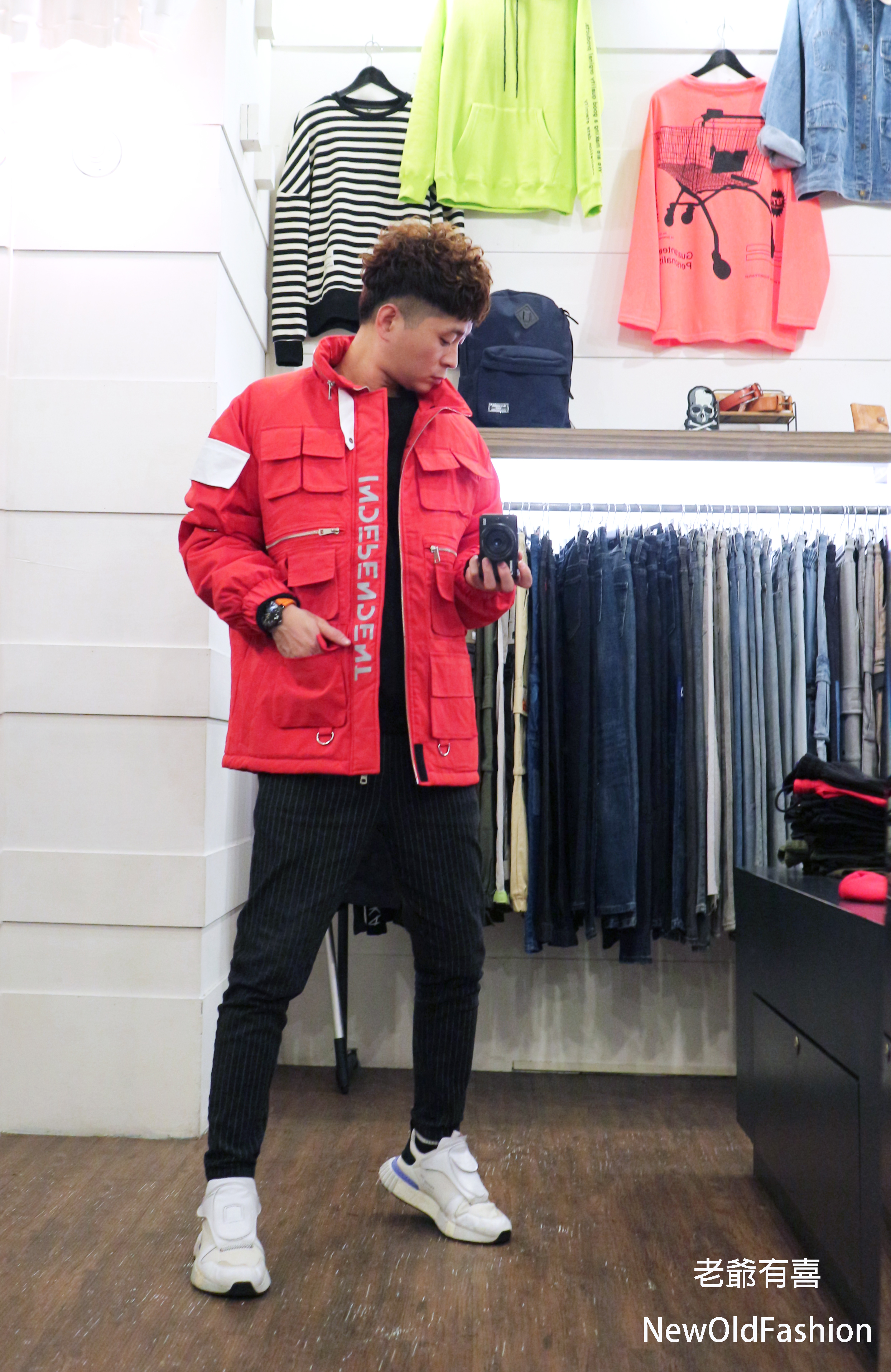 『新品上市』重磅闇黑戰術多口袋鋪棉軍裝連帽外套！