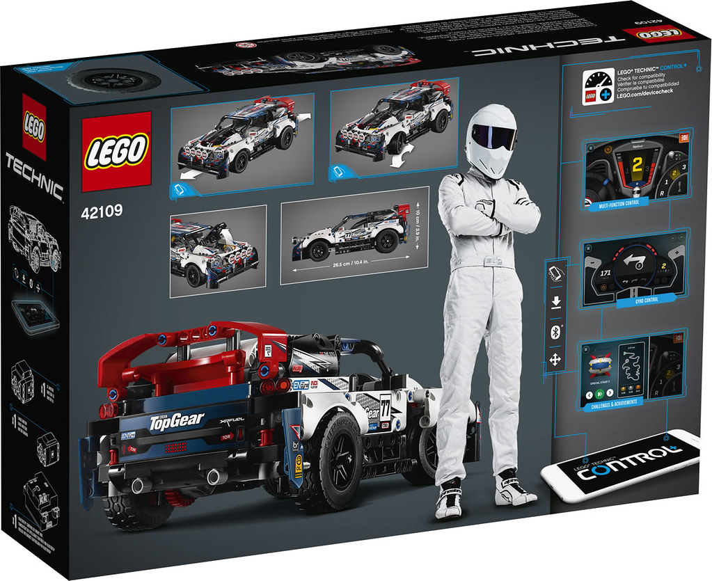 LEGO 42109 App-Controlled Top Gear Rally Car (Technic)