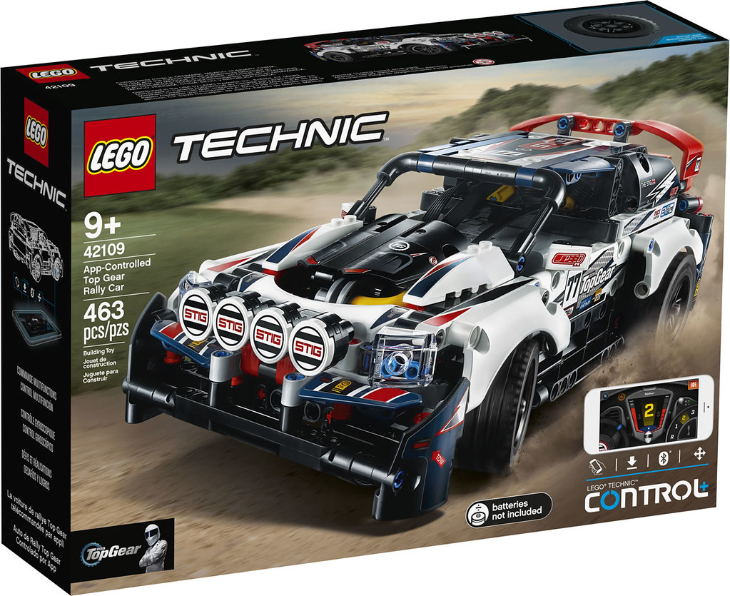 LEGO 42109 App-Controlled Top Gear Rally Car (Technic)