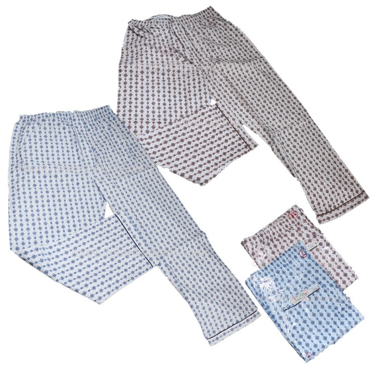 雪松牌: 男裝毛布睡褲 (S-3XL碼)