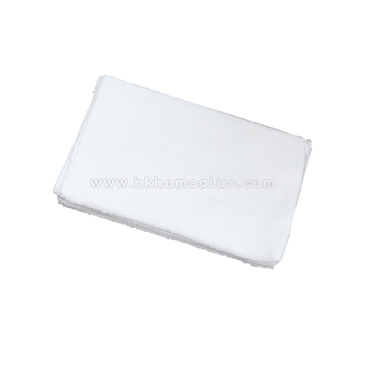 6條裝 厚身純白面巾 4130004