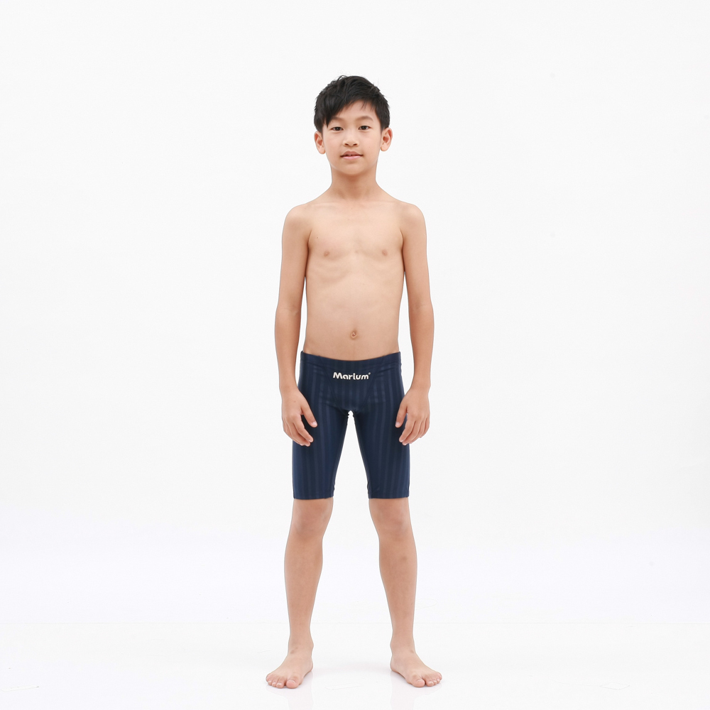 MAR-810531J小男競賽馬褲-壓條(深藍)