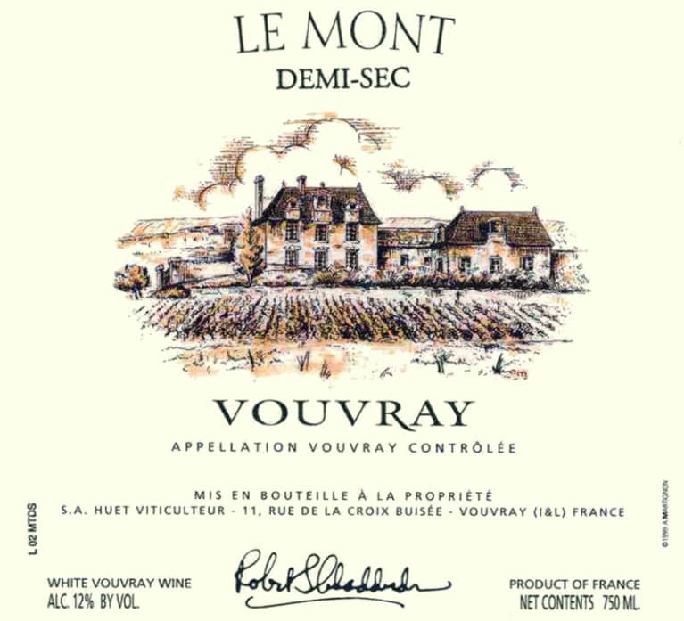 Huet Vouvray Le Mont Demi Sec 2023 (JS96)