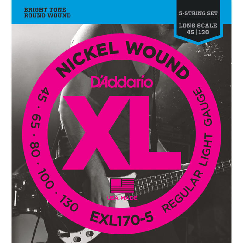 D'Addario EXL170-5 五弦貝斯弦 45-130 貝士弦 BASS弦