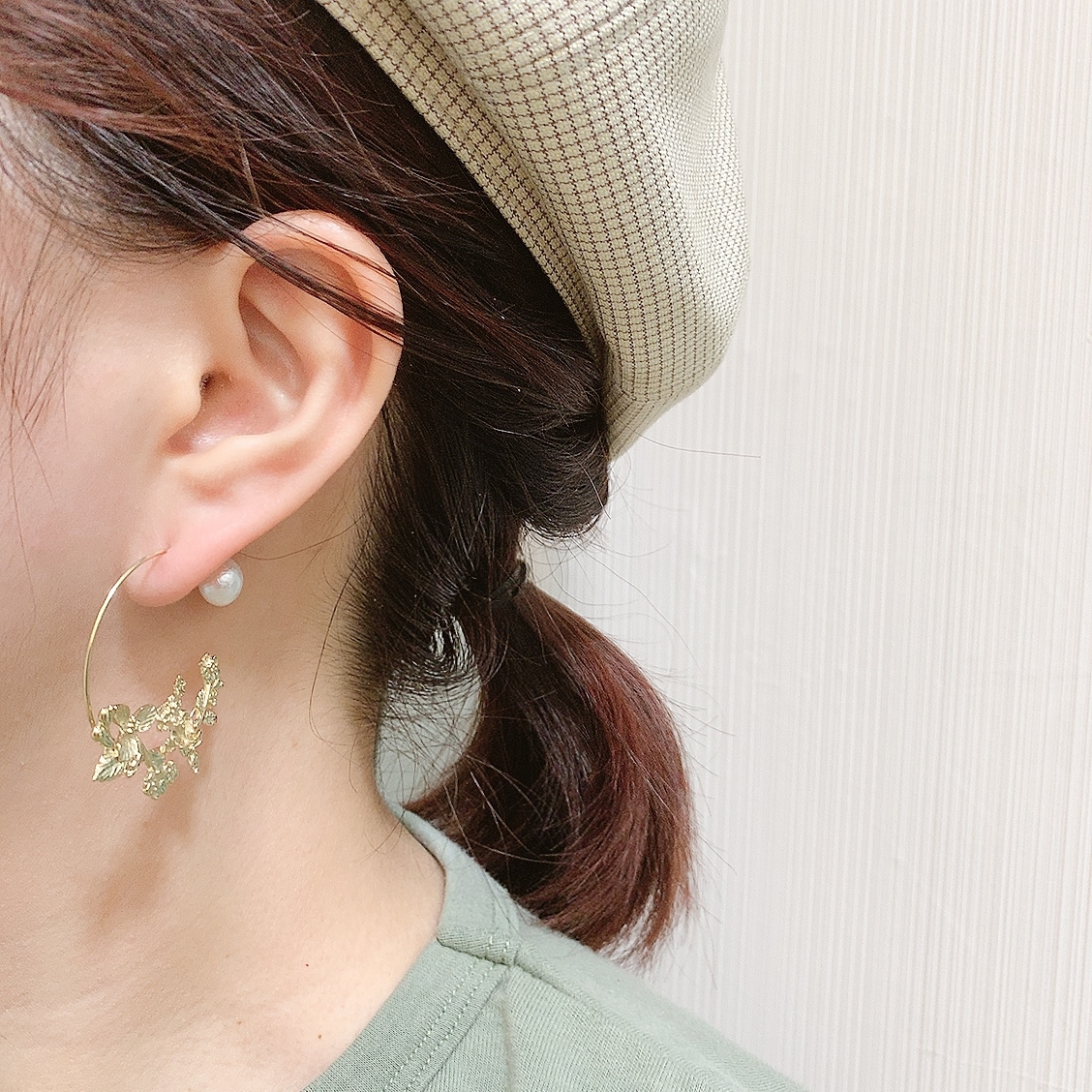 金屬花環耳環 (網站限定優惠)