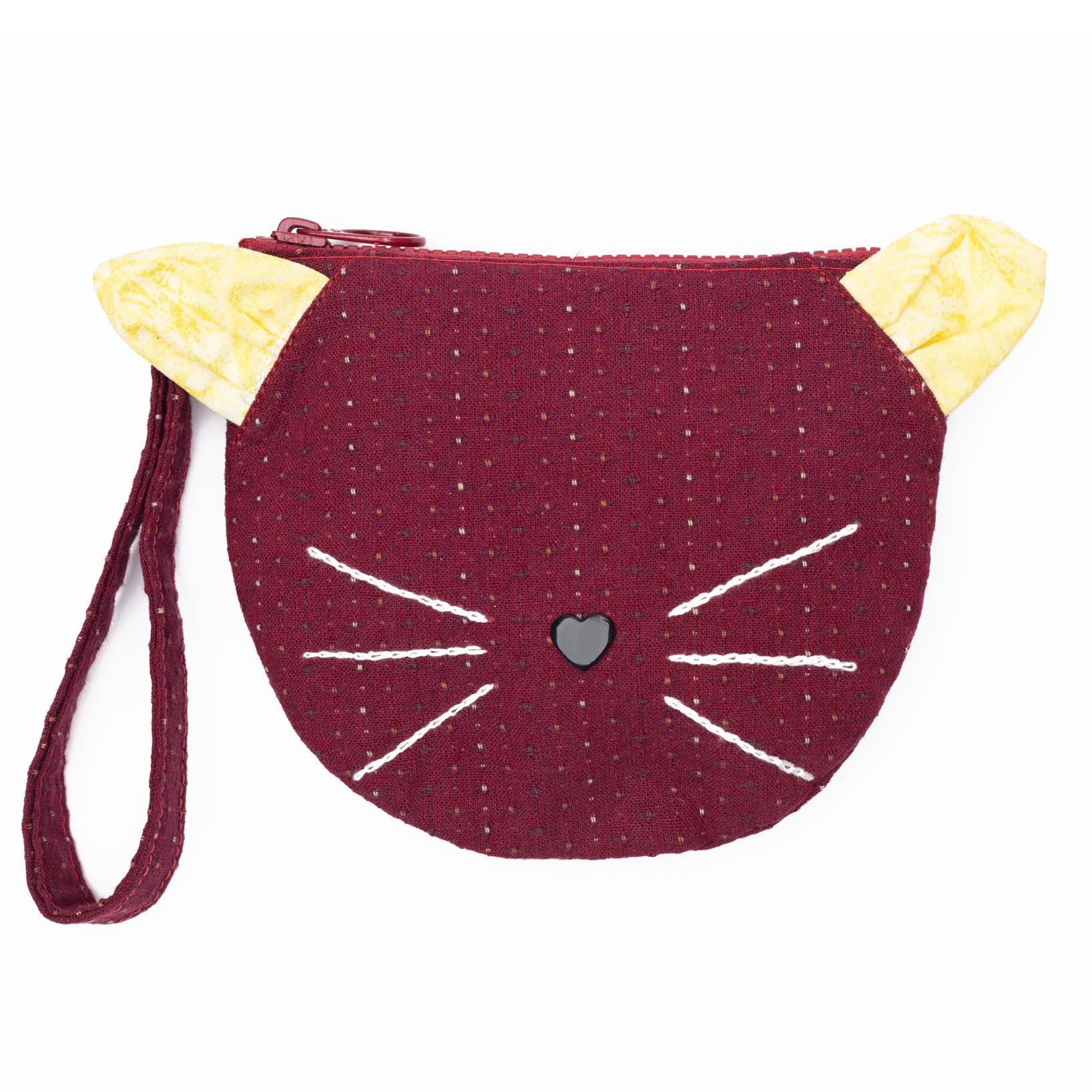 亮耳貓零錢包(材料包)