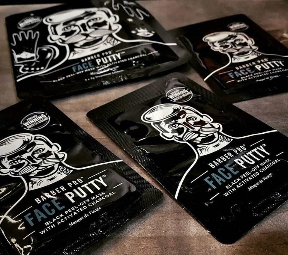 Barber Pro - 活性炭 净膚去角質黑頭撕拉式面膜 ( 含3小包)