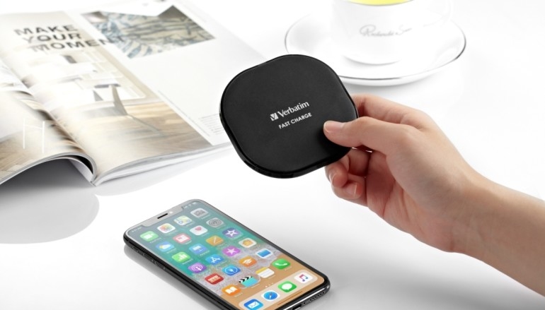 💥清貨價💥  Verbatim‧Qi 快充無線充電器 #65439‧香港行貨, 原廠1年保養‧