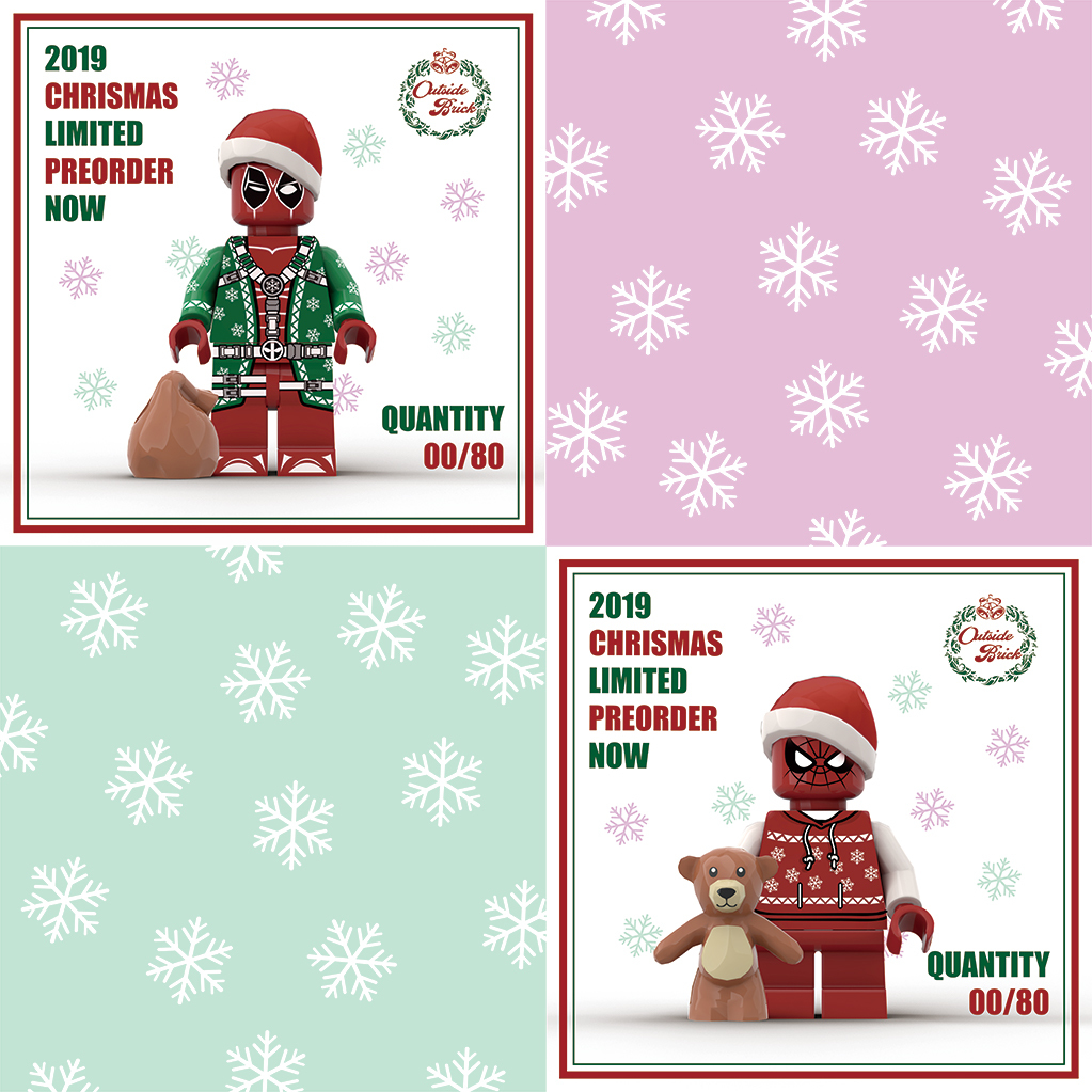 [Outsidebrick] 聖誕版 蜘蛛人+死侍