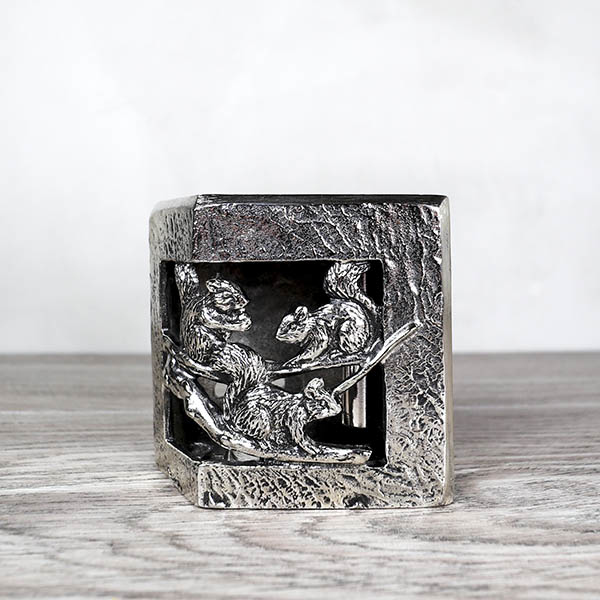 【大森孝志】森之聲松鼠 香立花器