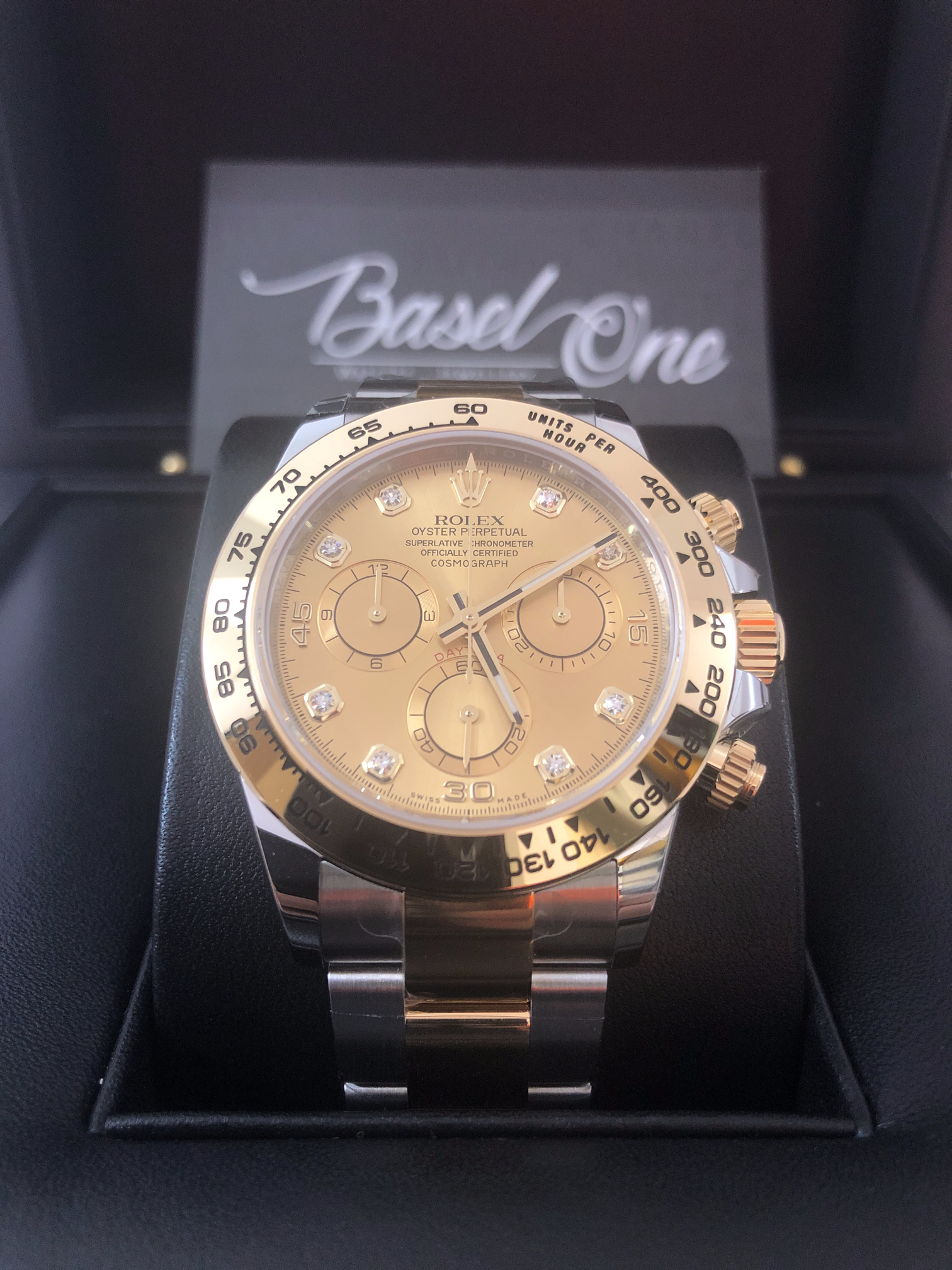 停產勞力士 116503g 116503 OYSTER PERPETUAL COSMOGRAPH DAYTONA GOLD AND STEEL champaign 40mm
