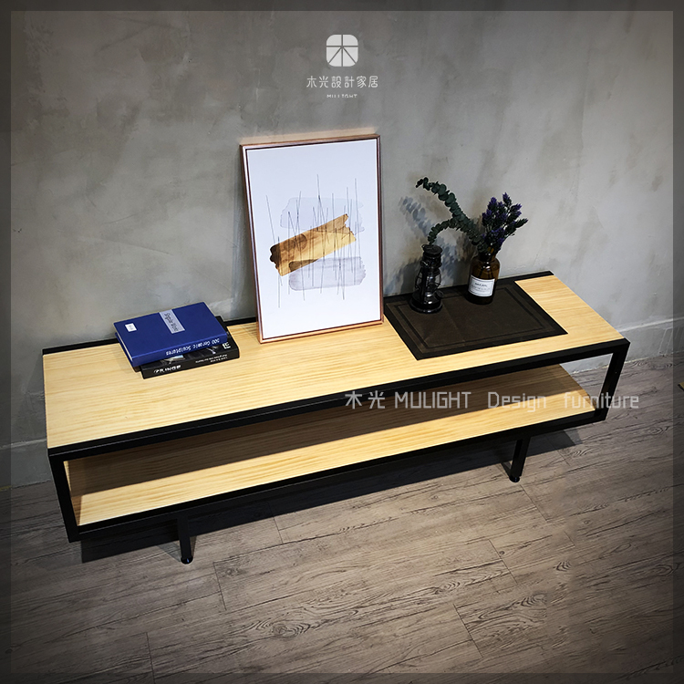 台灣製- LOFT實木方框簡約電視櫃|可訂製