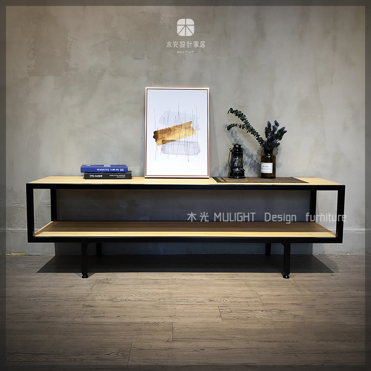 台灣製- LOFT實木方框簡約電視櫃|可訂製