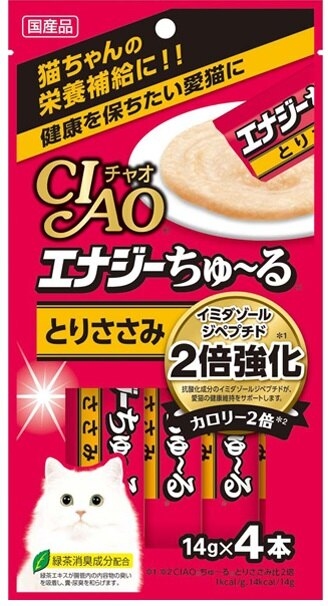 [*任選11件$138*] 日本CIAO 高能量 雞肉醬貓小食