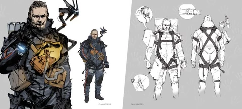 Death Stranding 1&2 -  死亡擱淺 / 冥灘之上 256 頁官方精裝美術本