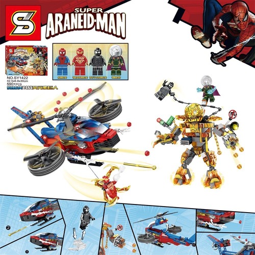 Spiderman Super Hero Building Blocks Set