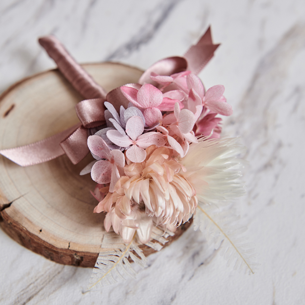 ｜不凋花胸花 婚禮胸花 乾燥花 繽紛糖果色｜ 婚禮周邊｜