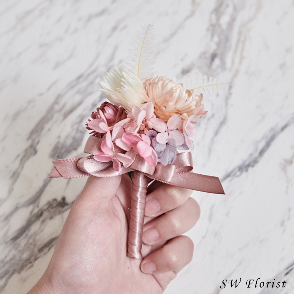 ｜不凋花胸花 婚禮胸花 乾燥花 繽紛糖果色｜ 婚禮周邊｜