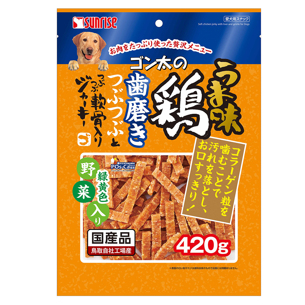 Sunrise 鮮味雞肉較骨加野菜潔齒肉條 420g (SUN- 8290)