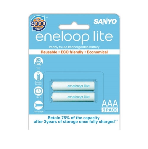 Sanyo eneloop (AAA)  充電池  X2