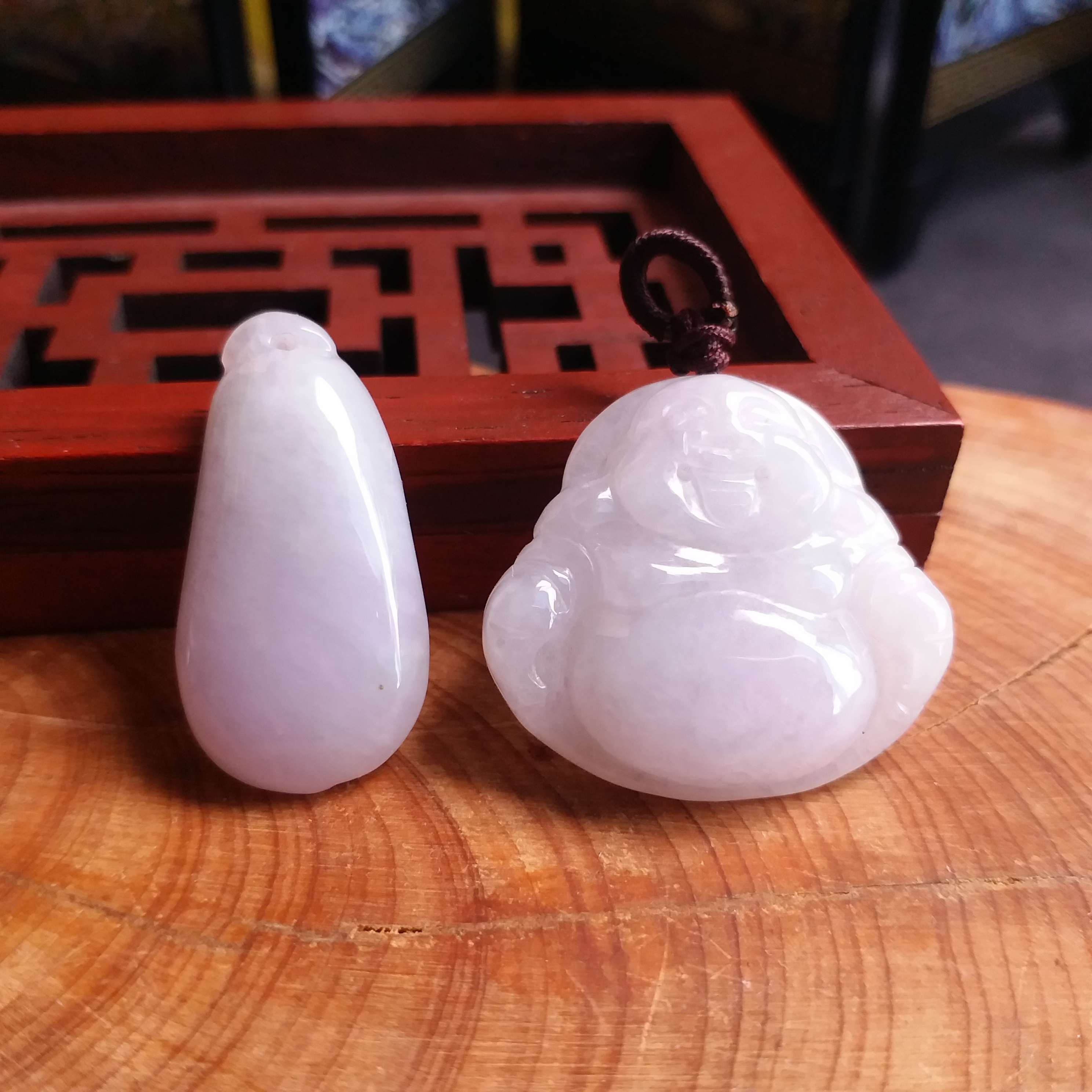 FG14 冰糯淺綠笑佛+冰糯紫羅蘭福瓜