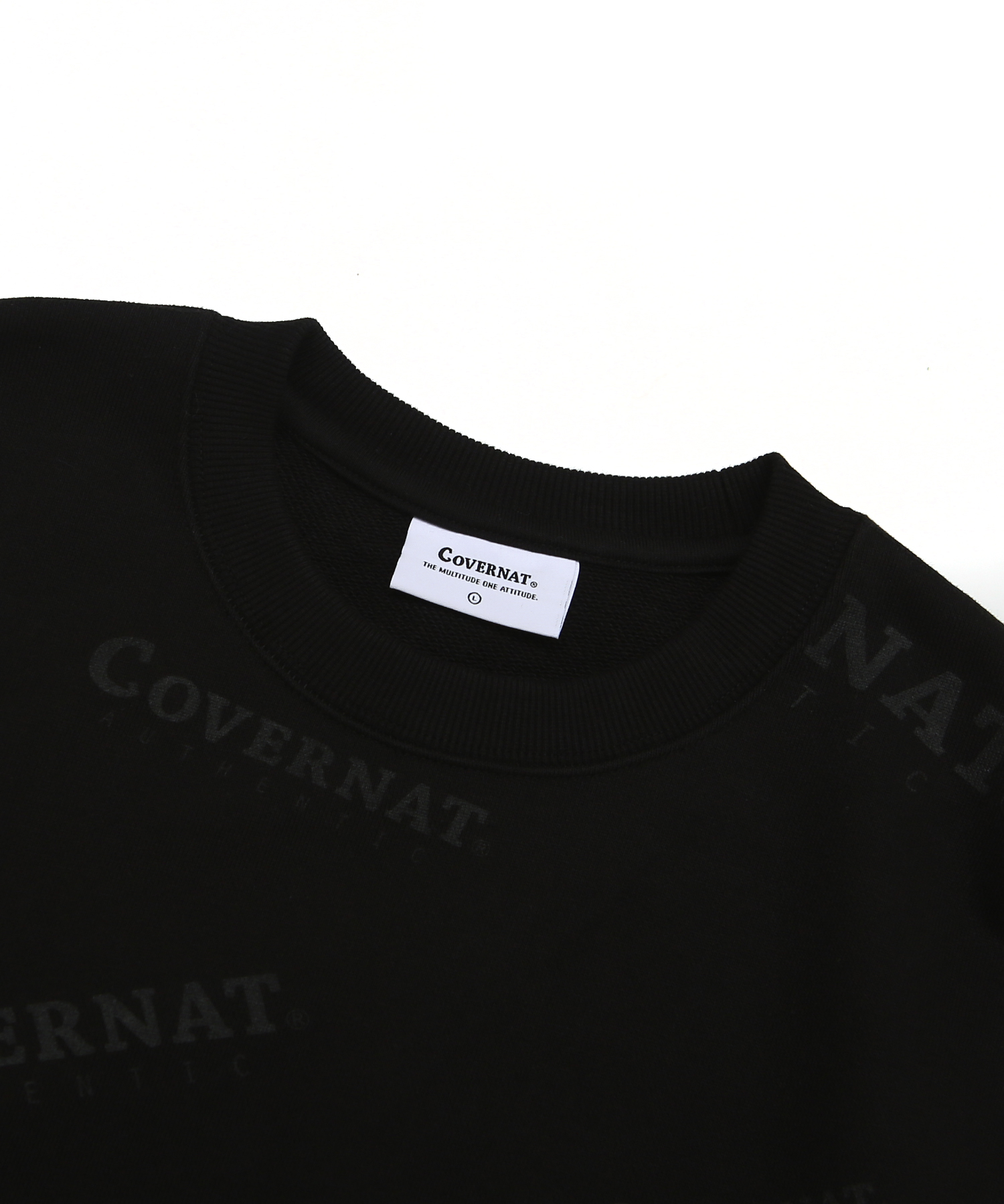 Covernat 19F/W MULTI LOGO CREWNECK