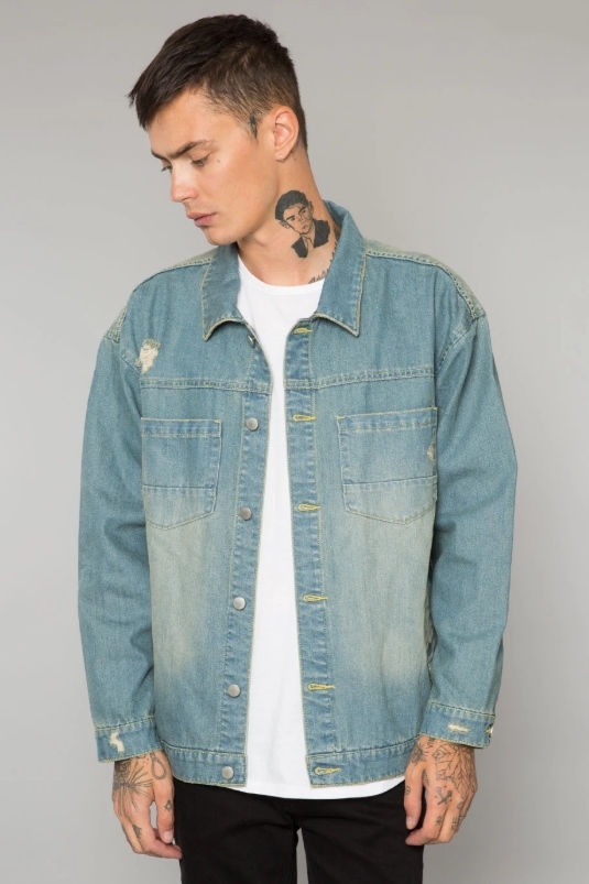 預訂| ELWOOD BLACK DENIM TRUCKER JACKET