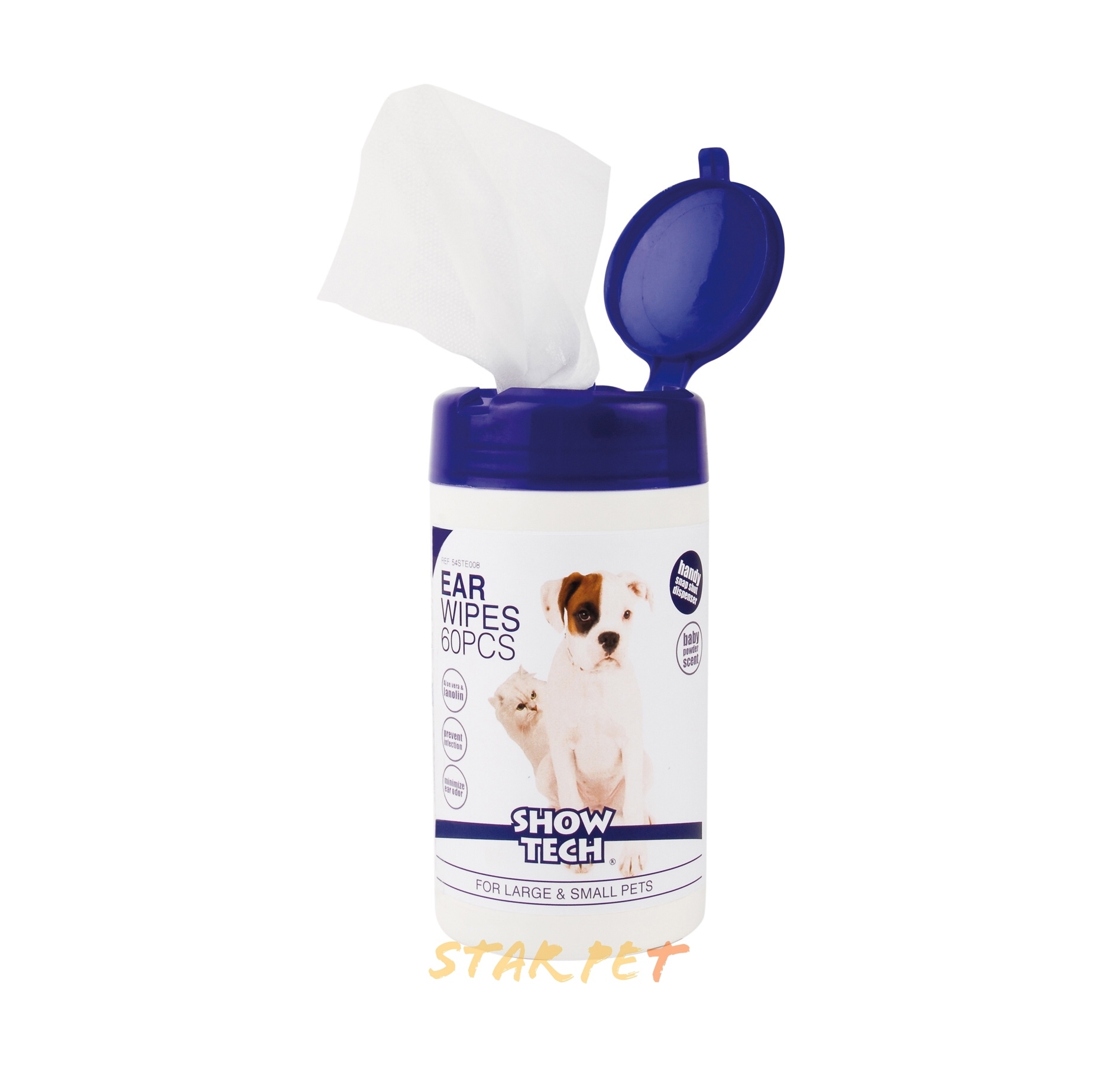 Show Tech Ear Wipes Ear Cleaner 60 pcs