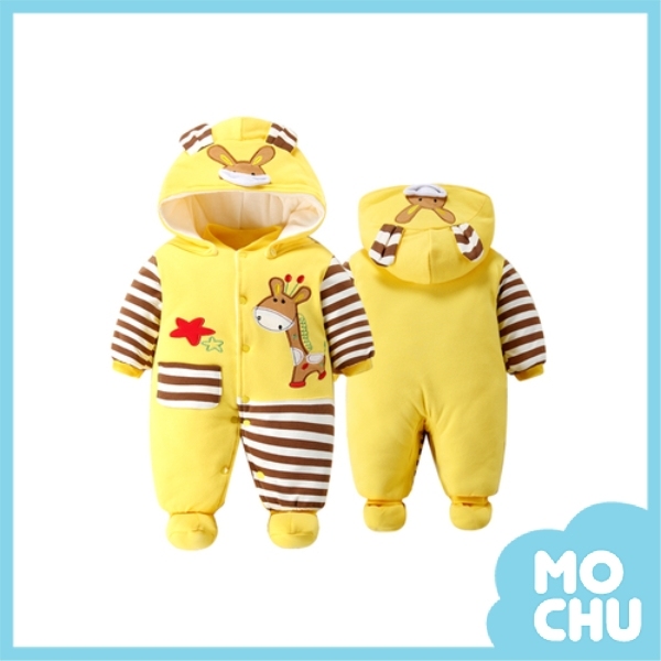 星星長頸鹿包屁衣(加厚款)