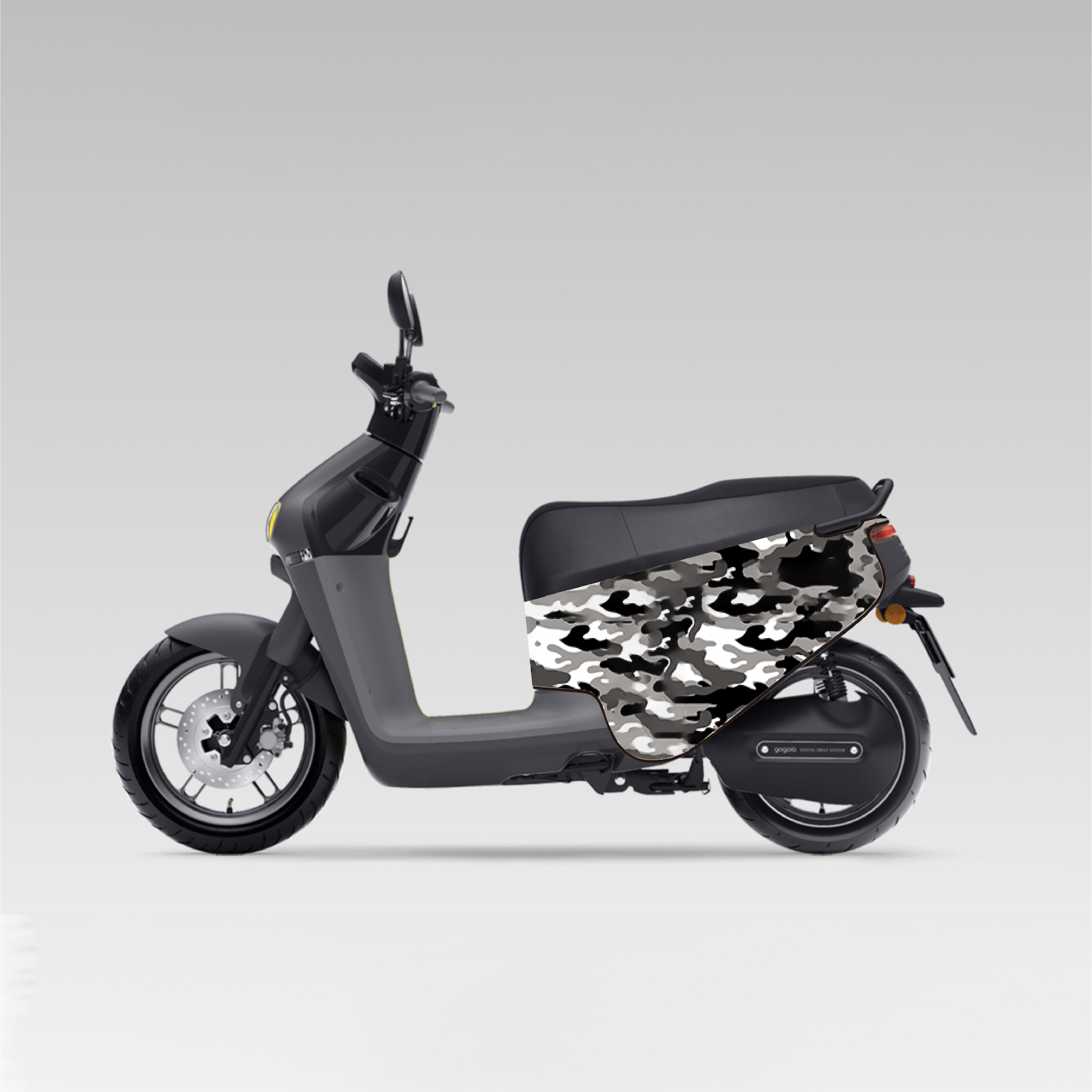 BLR gogoro ID33 灰色迷彩 雙面車套 車身防刮套 潛水衣布 防刮套 保護套 車套 機車配備 電動車防刮 智慧雙輪