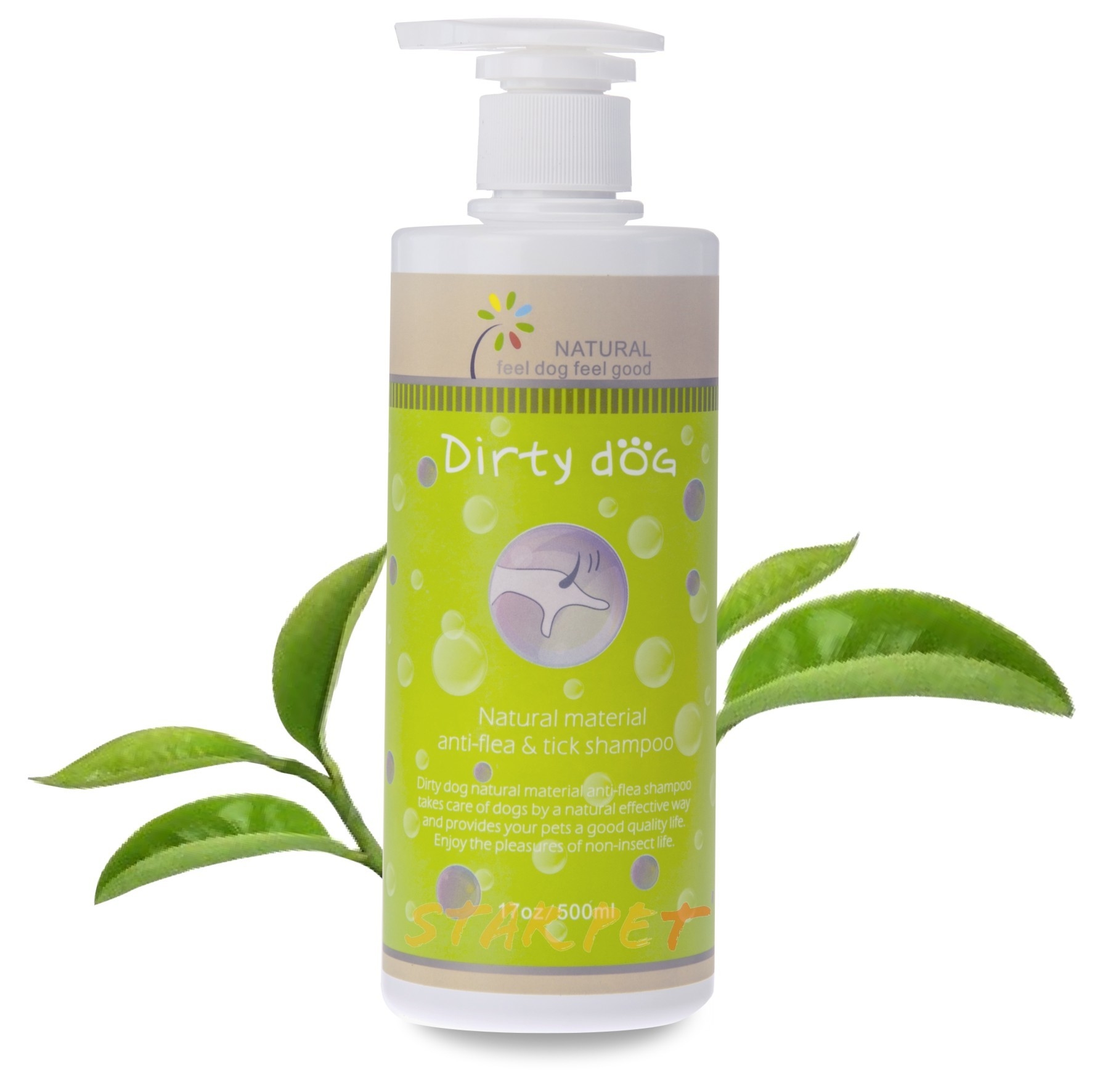 Mr.Tail Dirty Dog Natural Material Anti-Flea Cats & Dogs Shampoo 500ml