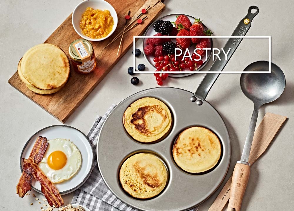 de Buyer pastry pans and frypans