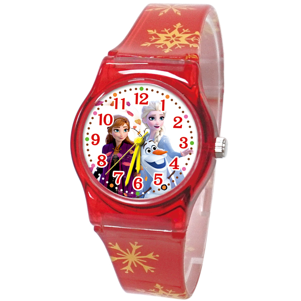【迪士尼】冰雪奇緣2奇幻冒險卡通膠錶(10)