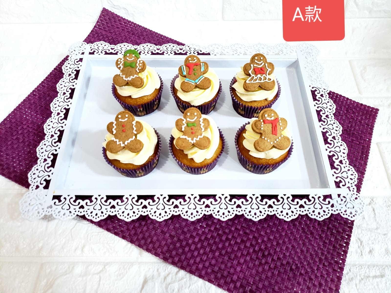 【薑餅人】肉桂杯子蛋糕