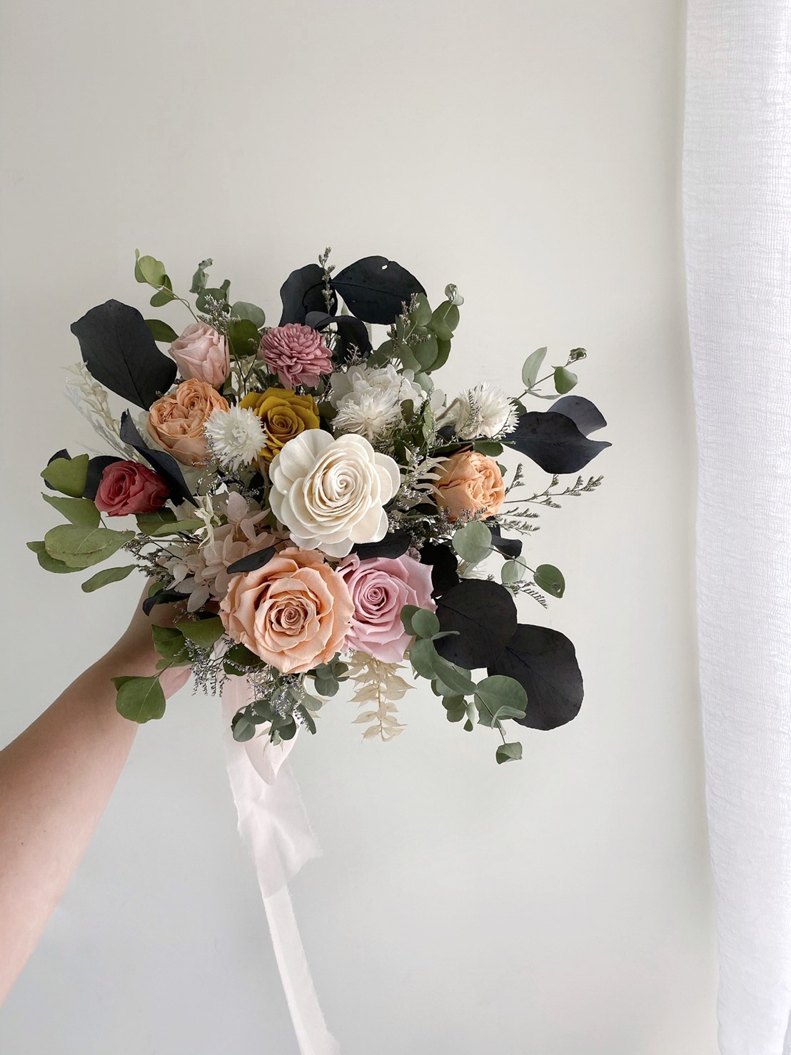 新娘永生捧花-清新