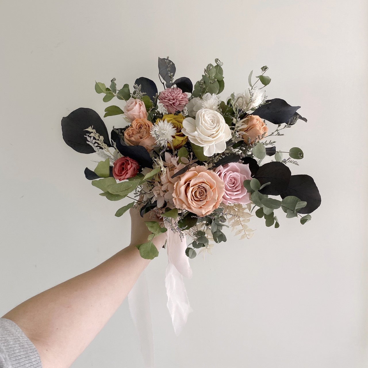 新娘永生捧花-清新