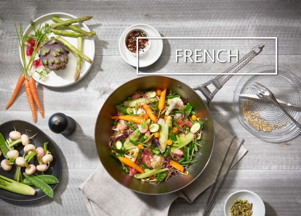 De Buyer iron and stainless steel cookware French collections