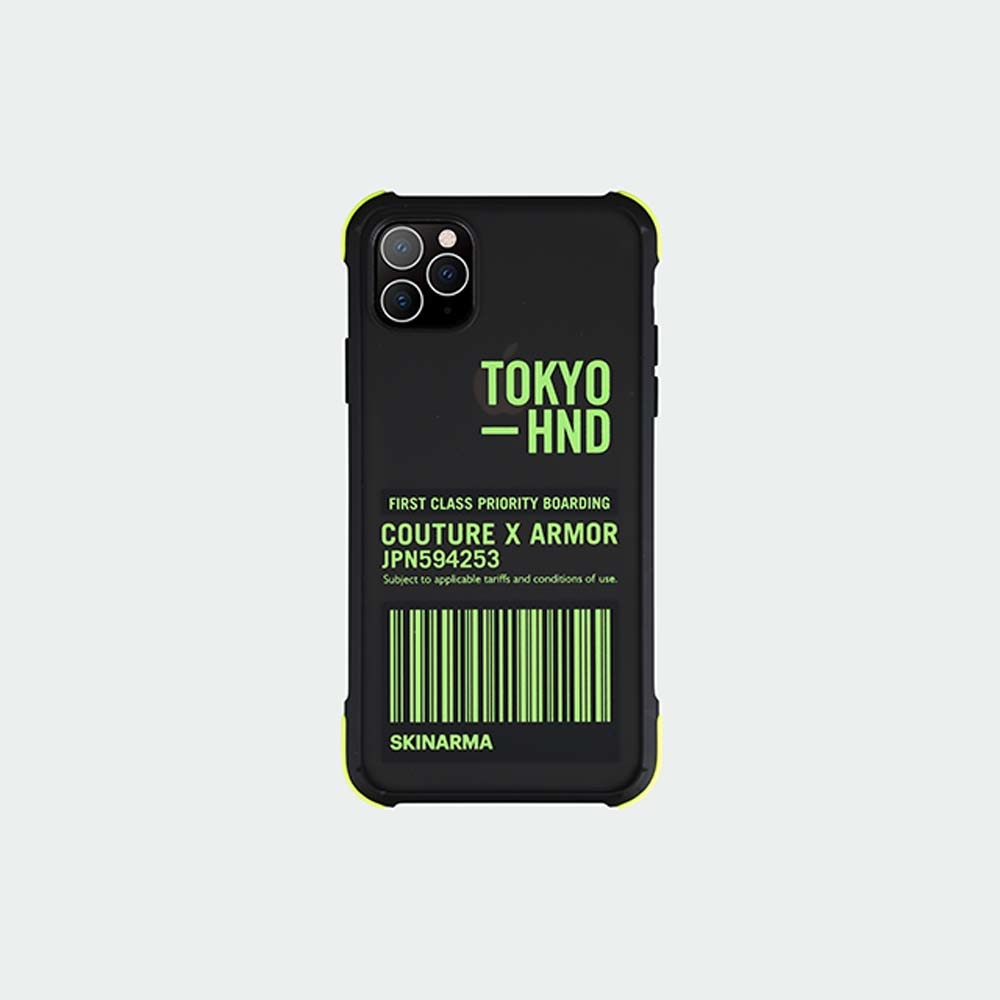 【 Skinarma |Bando sheer 耐衝擊防摔透黑手機殼 iPhone 11系列 】