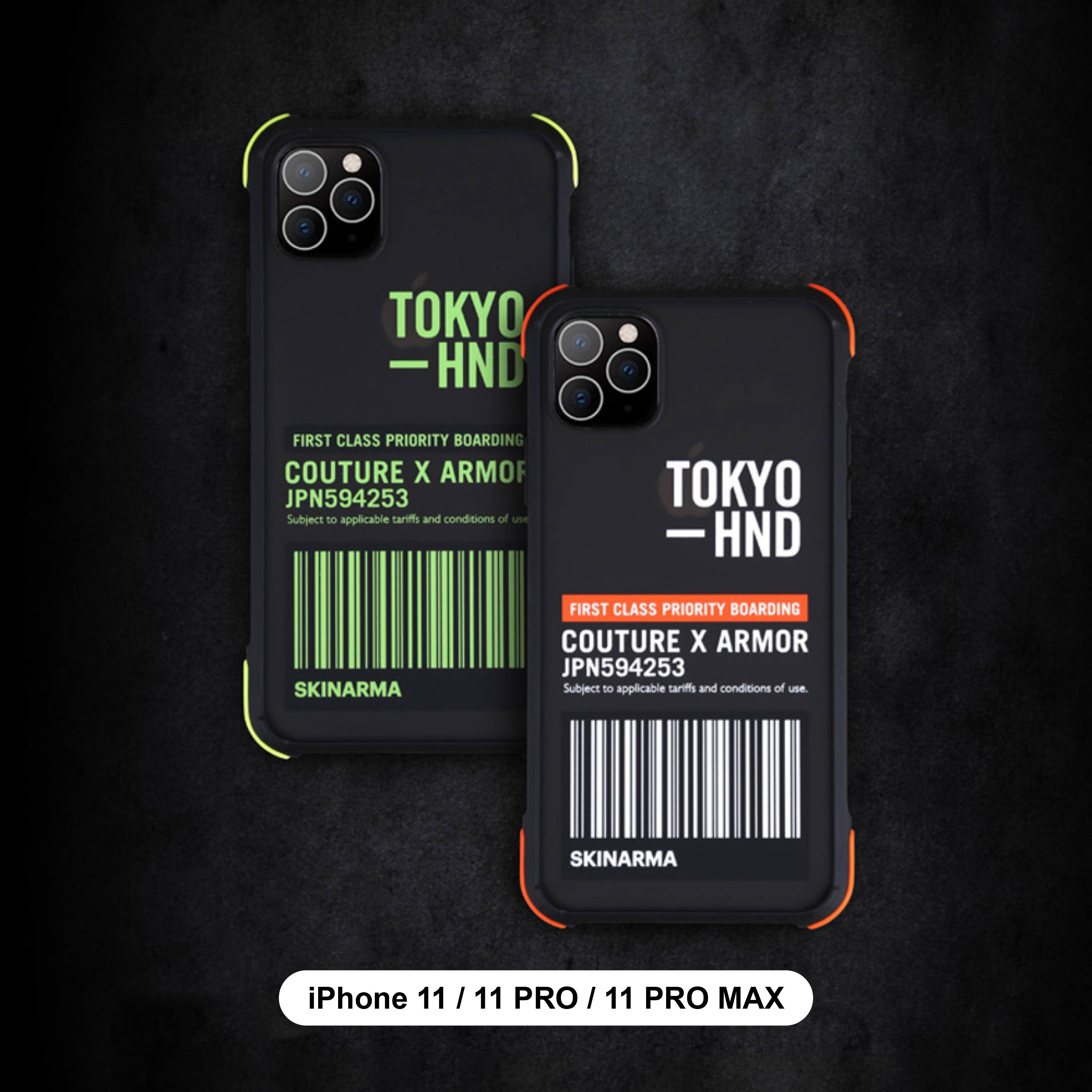 【 Skinarma |Bando sheer 耐衝擊防摔透黑手機殼 iPhone 11系列 】