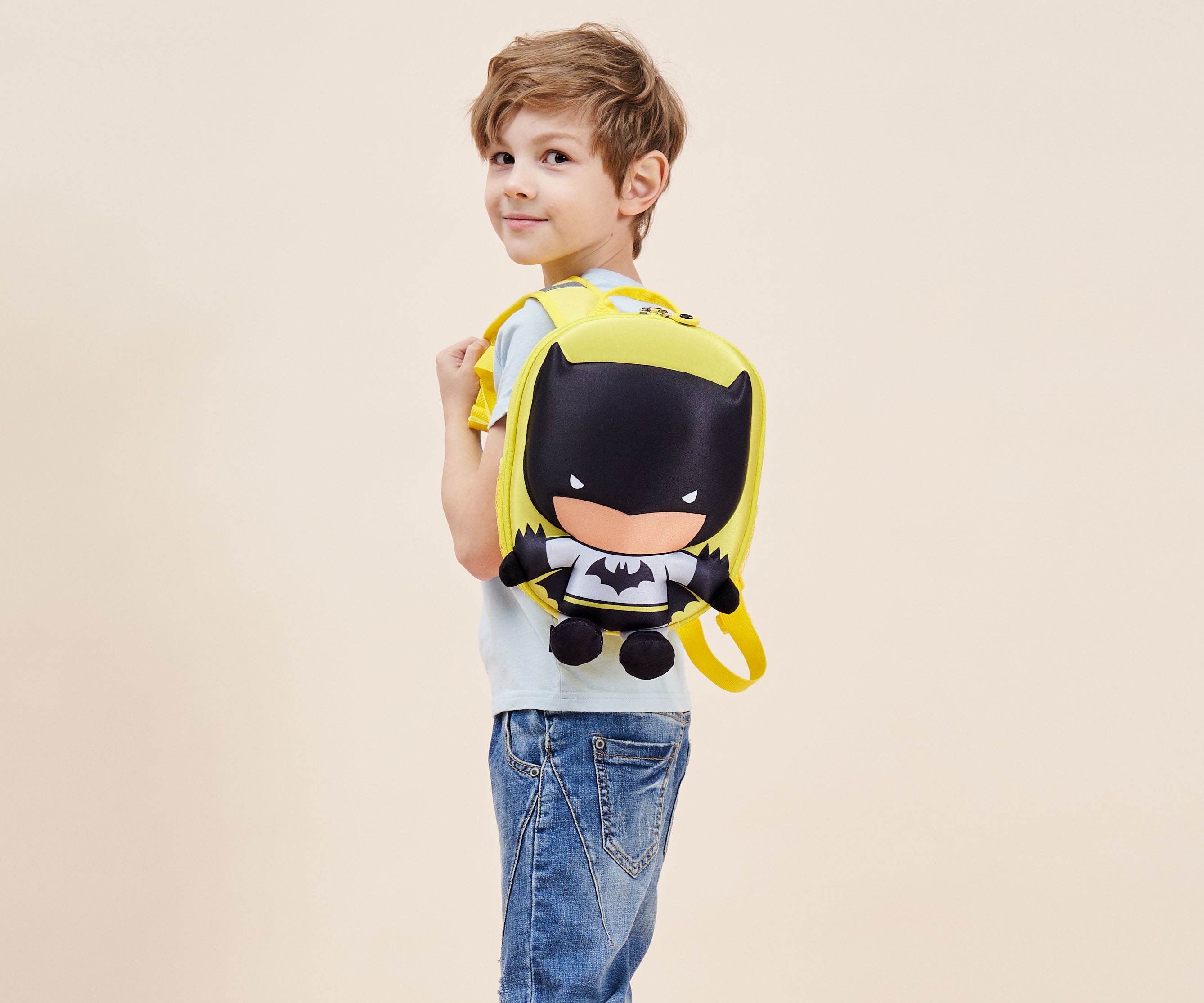 DC 正義聯盟蝙蝠俠書包(軟身版)- 91109W-BM-POLY