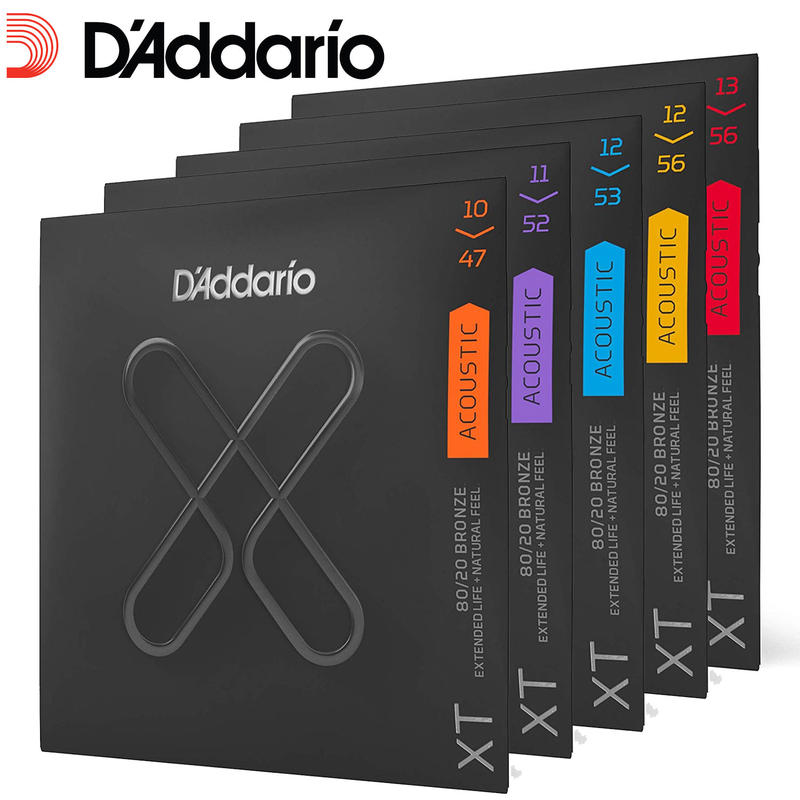 D'Addario XTABR XT系列 80/20黃銅包覆 木吉他弦