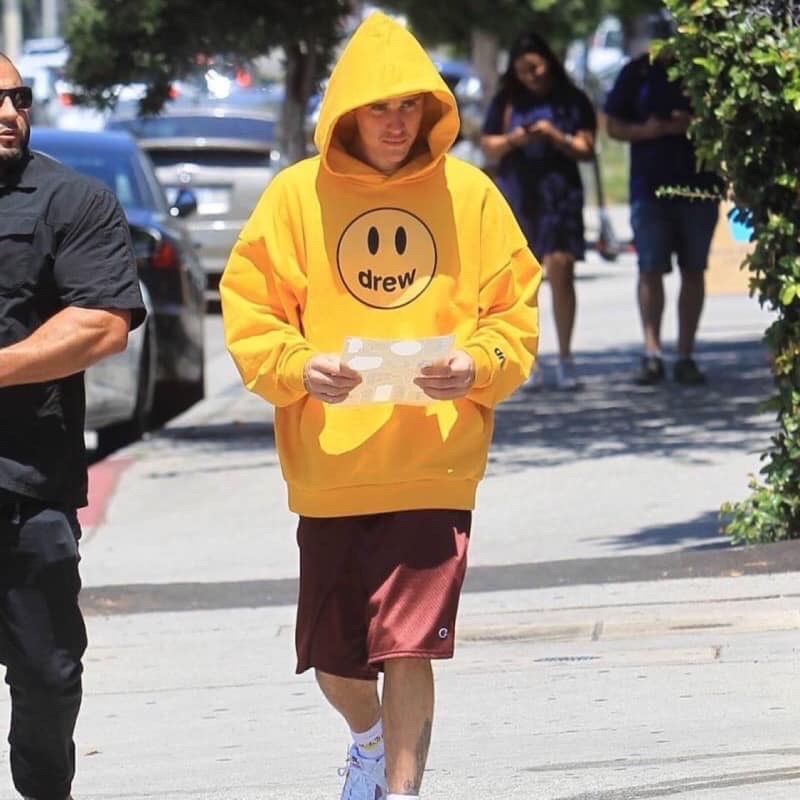 Drew House 經典款 黃色笑臉 帽T